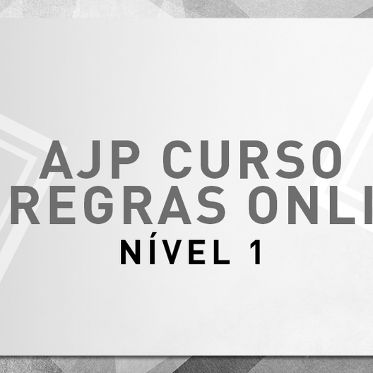 P1218-AJP CURSO DE REGRAS ONLINE NIVEL 1 -  1ª - TURMA