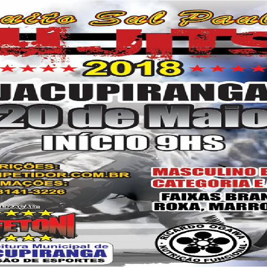 P0719-CIRCUITO SUL PAULISTA DE JIU JITSU 2018 - EDICAO