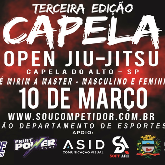 P2004-CAPELA OPEN JIU JITSU 3ª - EDICAO