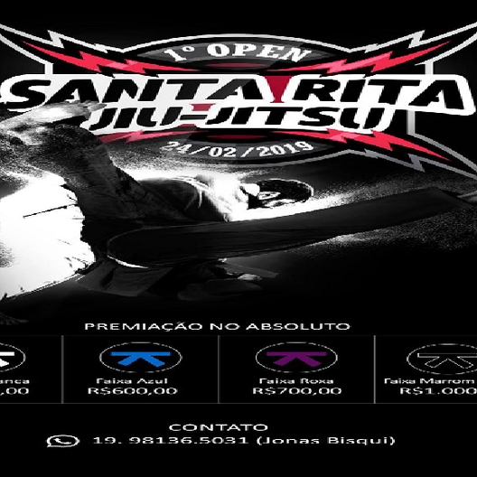 P0893-1º OPEN SANTA RITA JIU-JITSU  2019 - EDICAO