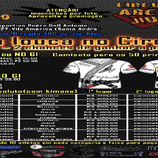 P0156-CIRCUITO ABC DE JIU-JITSU 3 - EDICAO